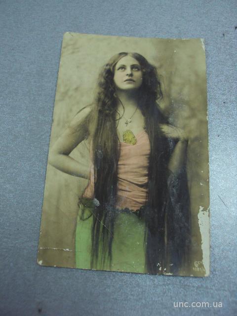 открытка старинная девушка житомир чернигов  №3330