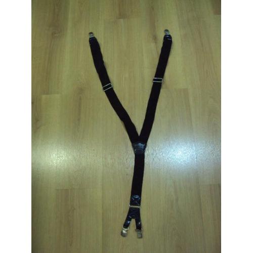 Підтяжки для штанів коричневі чоловічі York style braccer original подтяжки для штанов №18920