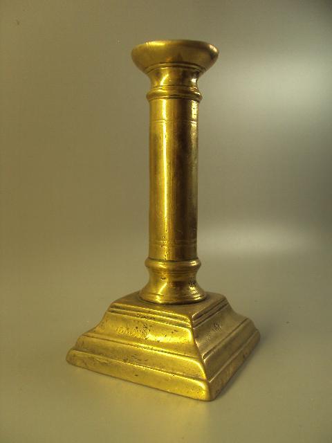 Подсвечник колонна бронза маленький высота 14,5 см (№ 978)