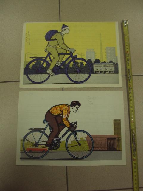 реклама правила езды не велосипеде гаи увл черновцы хмельницкий 1979 лот 2 шт №9530