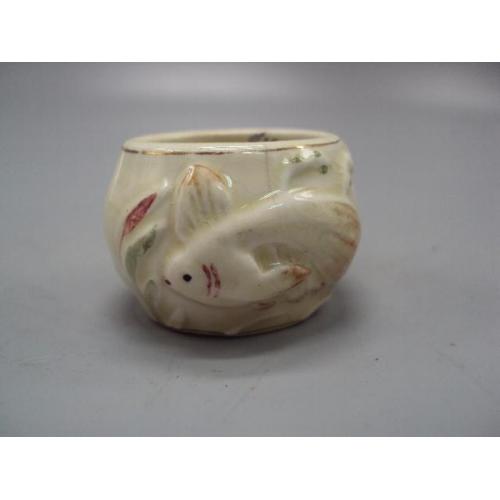 Сервировочное кольцо керамика рыбка винтаж кольцо для салфеток сервировки размер 3х3,6 см (№1921)