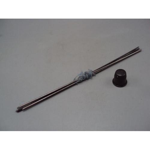 Спицы для вязания и наперсток металл лот спицы 5 шт длина 19-19,5 см, напёрсток 1,9 см №15190