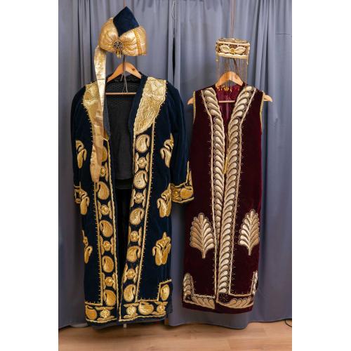 Свадебный костюм Узбекистан пара на мужчину и женщину №13652