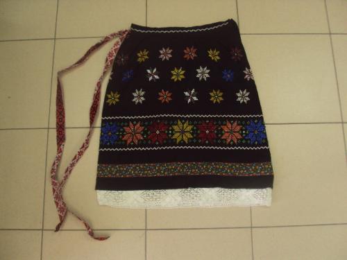 Украинская юбка плахта вышитая бисером вручную №459