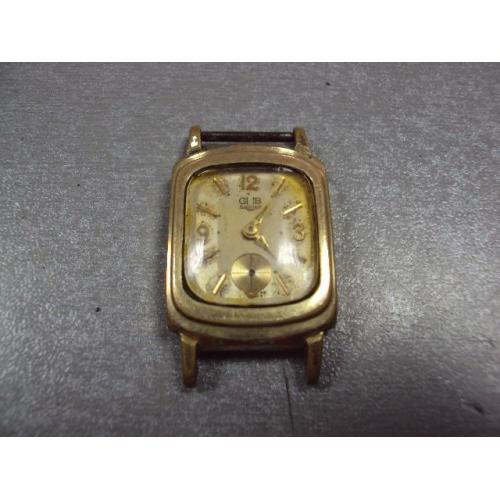 Женские наручные часы GUB Glashutte/sa walz gold double 20 mikron boden edelstahl позолота №10967