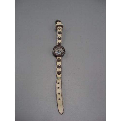 Женские наручные часы J.e.s. quartz кварц с браслетом ремешок кожа длина 23 см №15888