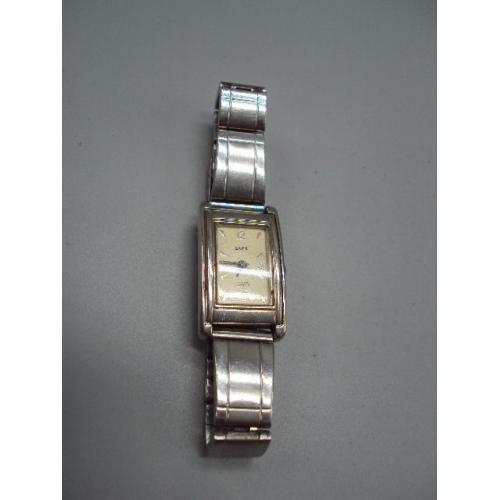 Женские наручные часы Заря 17 камней россия с браслетом на ходу, браслет родной длина 18 см №14661