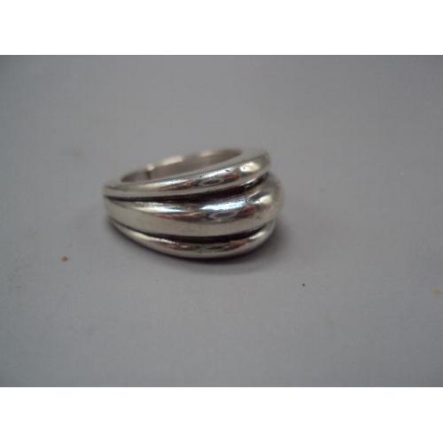 Женское кольцо перстень печатка серебро 925 проба вес 14,51 г 17 размер №15592