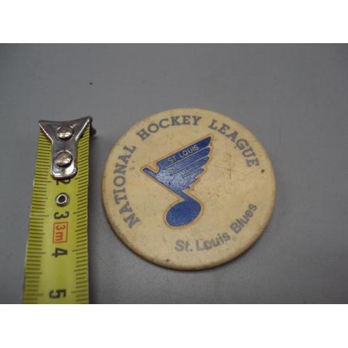 Знак круглый National Hockey League St. Louis Blues хоккей Pinback Button NHL №17010