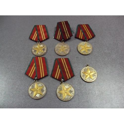знак медаль за 15 безупречной службы вооруженные силы вс ссср лот 6 шт №3864