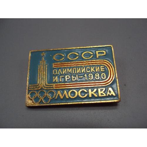 Знак спорт олимпиада Москва 1980 год олимпийские игры символ эмблема ссср №17806