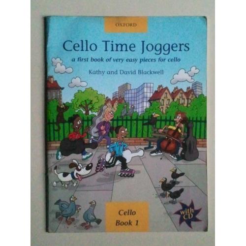 Cello Time Joggers. Перша книжка дуже легких п'єс для віолончелі. Для дітей. Англійською.