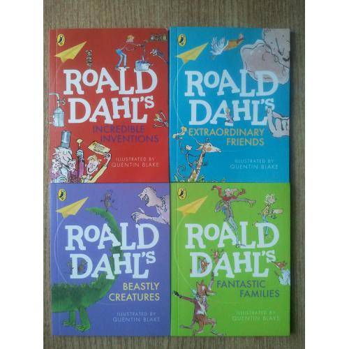  Roald Dahl's. Серія коротких історій для дошкільнят. 4 кн. Для дітей. Англійською.