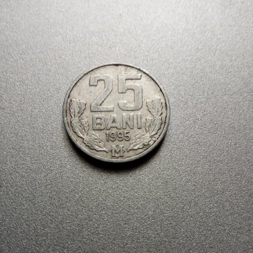 Монета достоинством 25 бани