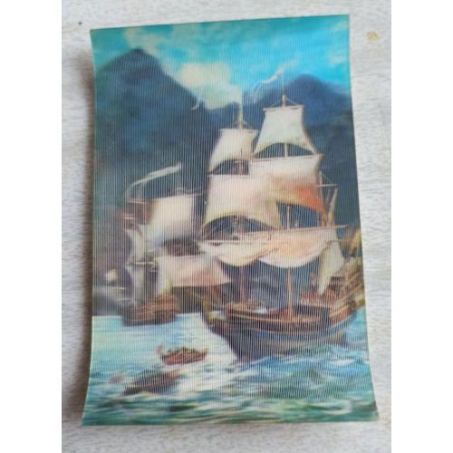 Календарик  Остров сокровищ 1986, ЗD