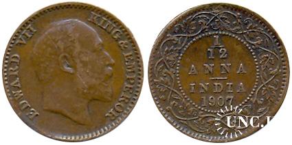 1/12 анна Ø17,5 мм. Bronze, 2,1 г.