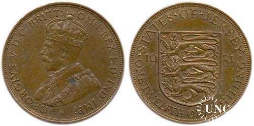 1/12 шилинга (1 пені) Ø31,0 мм. Bronze, 9,40 г.