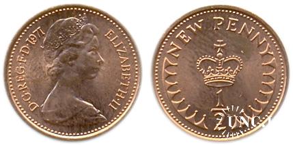1/2 нового пені Ø17,0 мм. Bronze, 1,80 г.