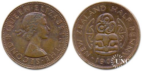1/2 пени Ø25,4 мм. Bronze, 5,60 г.