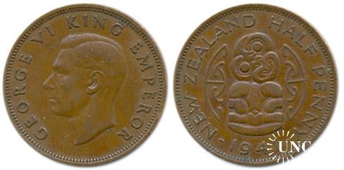 1/2 пени Ø25,4 мм. Bronze, 5,80 г.