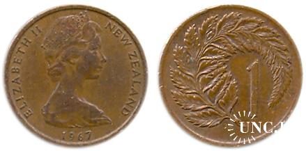 1 цент Ø17,5 мм. Bronze, 2,05 г.