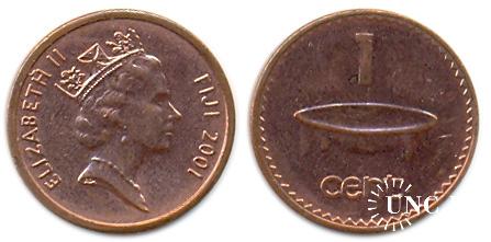 1 цент Ø17,5 мм. Zn(Cu), 1,54 г.