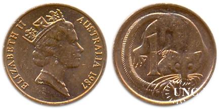 1 цент Ø17,51 мм. Bronze, 2,60 г.
