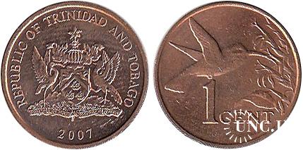 1 цент Ø17,75 мм. Bronze, 1,95 г.