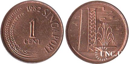 1 цент Ø17,8 мм. Fe(Bronze), 1,75 г.