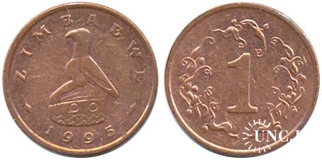 1 цент Ø18,5 мм. Fe(Bronze), 3,00 г.
