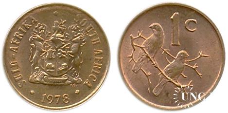 1 цент Ø19,0 мм. Bronze, 3,00 г.