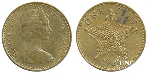 1 цент Ø23,0 мм. Brass, 4,10 г.