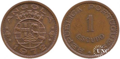 1 ескудо Ø26,0 мм. Bronze, 8,00 г.