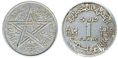 1 франк Ø19,5 мм. Al
