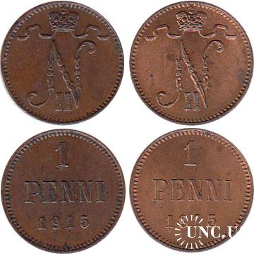 1 пени Ø15,0 мм. Bronze, 1,30 г.