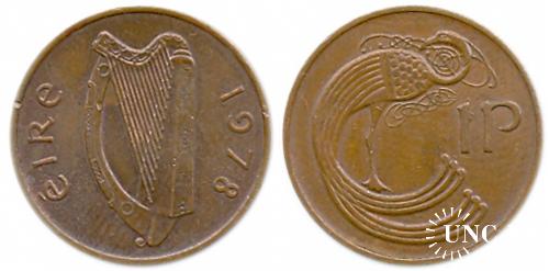 1 пени Ø20,3 мм. Bronze, 3,56 г.
