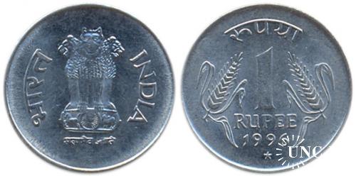 1 рупия Ø25,0 мм. Fe, 4,85 г.