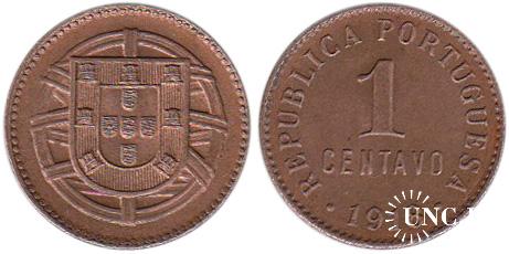 1 сентаво Ø19,0 мм. Bronze, 3,00 г.