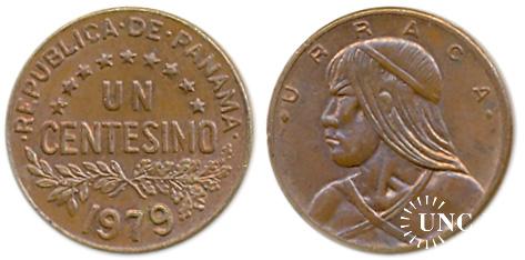 1 сентесімо Ø19,0 мм. Bronze, 2,5 г.