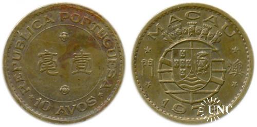 10 аво Ø20,3 мм. Bronze, 3,9 г.