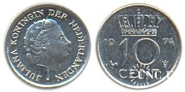 10 центів Ø15,0 мм. Ni, 1,50 г.