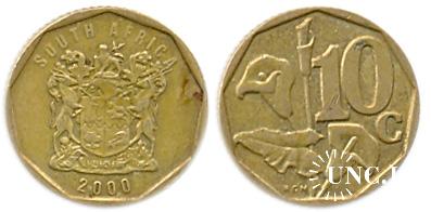 10 центів Ø16,0 мм. Fe(Brass), 2,00 г.