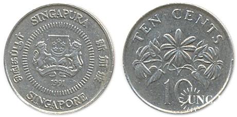 10 центів Ø18,4 мм. Cu-Ni, 2,60 г.