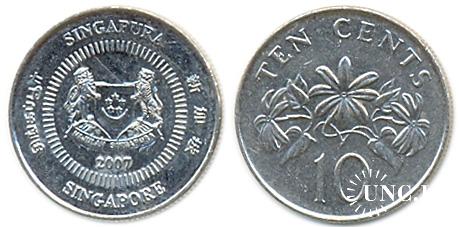 10 центів Ø18,4 мм. Cu-Ni, 2,60 г.