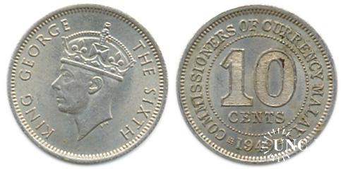 10 центов Ø19,5 мм. Cu-Ni, 2,85 г.