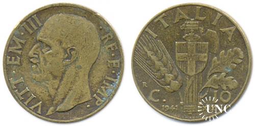 10 чентезімо Ø22,5 мм. Bronze, 4,90 г.