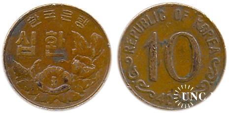 10 хвон Ø19,1 мм. Bronze, 2,46 г.