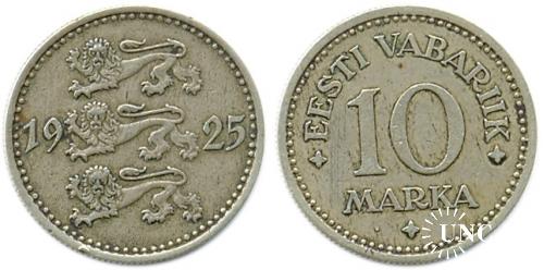 10 марок Ø26,0 мм. Ni-Brass, 6,25 г.