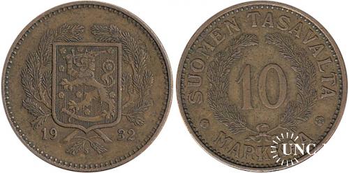 10 марок Ø27,0 мм. Al-Bronze, 8,0 г.