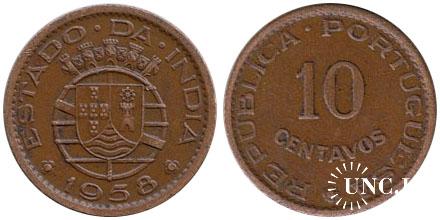 10 сентаво Ø18,0 мм. Bronze, 2,00 г.